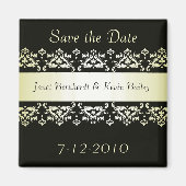 Aimant Black and Gold Enregistrer l'aimant Date (Devant)