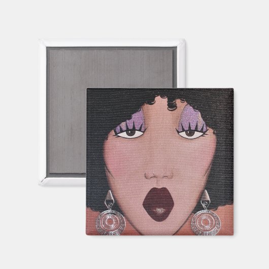 Aimant "Black Beauty Diva" (Recto/Verso)