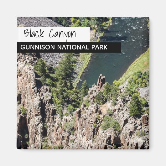 Aimant Black Canyon, Parc national de Gunnison (Devant)