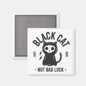 Aimant Black cat (Recto/Verso)