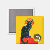 AIMANT BLACK CAT HALLOWEEN PARTY MONOGRAM (Recto/Verso)