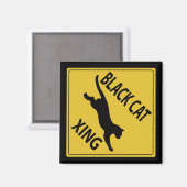 Aimant Black Cat Xing (Recto/Verso)