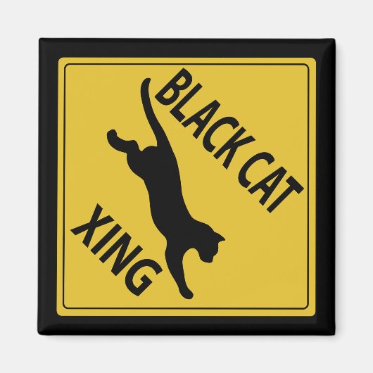 Aimant Black Cat Xing (Devant)