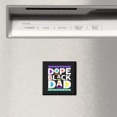 Aimant Black Dad New Dad Fathers Day Gift African America (In Situ (Lave-vaisselle))