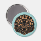 Aimant Black Death Tire Co. -Ou (Recto/Verso)