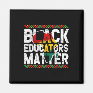 Aimant Black Educators Conception du problème Mois de l'h