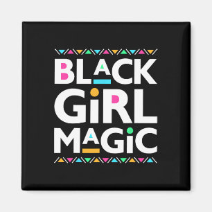 Aimant Black Girls Magic Melanin Histoire africaine-améri