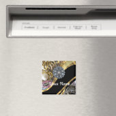 Aimant Black & gold bling (In Situ (Lave-vaisselle))