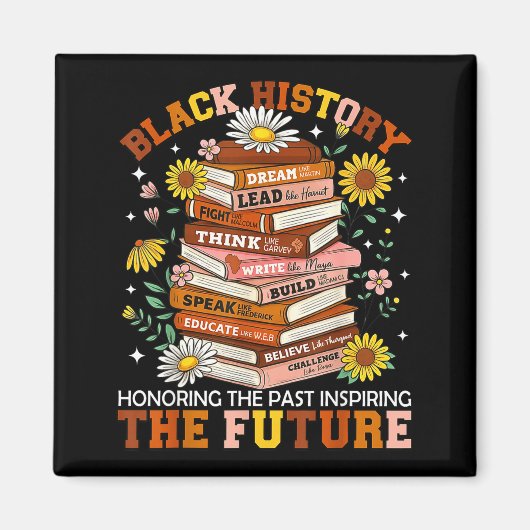 Aimant Black History Month Black Leaders African American (Devant)