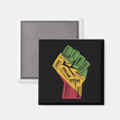Aimant Black History Pride Dream Comme Martin The Junetee (Recto/Verso)