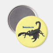 Aimant Black hungry scorpion (Recto/Verso)