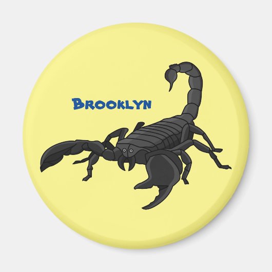 Aimant Black hungry scorpion (Devant)