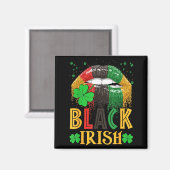 Aimant Black Irish Dripng Lips African American St Patric (Recto/Verso)