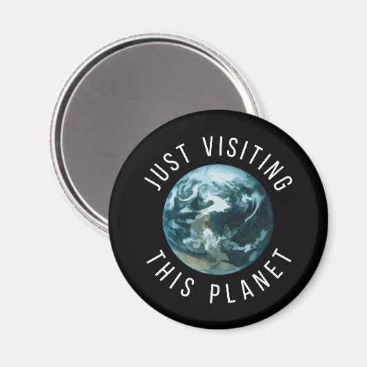 Aimant Black Juste Visiting (Recto/Verso)