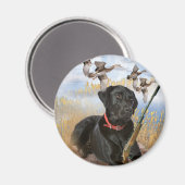 Aimant Black Lab chasse l'aimant (Recto/Verso)