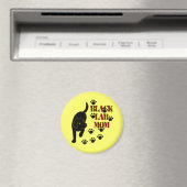 Aimant Black Lab Maman (In Situ (Lave-vaisselle))