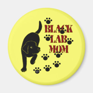 Aimant Black Lab Maman