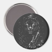 Aimant Black Panther — par BurnsInHell (Recto/Verso)
