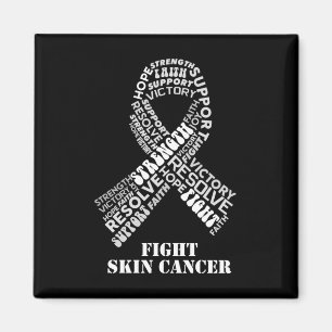 Aimant Black Ribbon Melanoma Mois Produits Cancer de la p