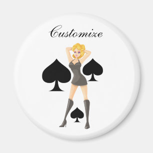 Aimant Black Spades Blonde Queen Thunder_Cove