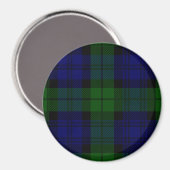 Aimant Black Watch Tartan bleu vert Plaid (Recto/Verso)