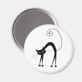Aimant Black Whimsy Kitty 9 (Recto/Verso)