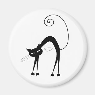 Aimant Black Whimsy Kitty 9