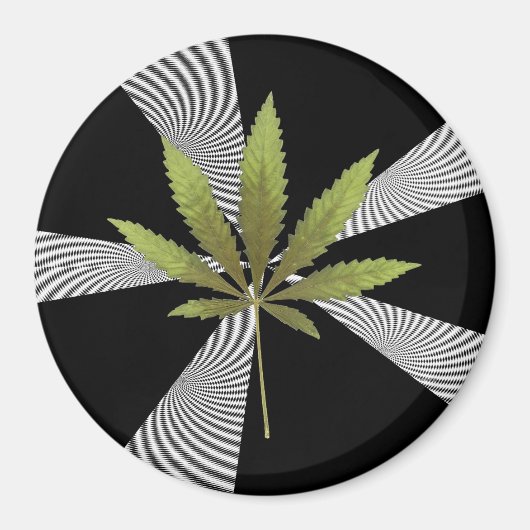 Aimant Black&White Swirl....... (Devant)