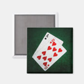 Aimant Blackjack 21 point - As, Ten (Recto/Verso)