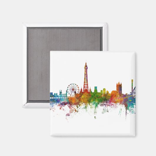 Aimant Blackpool England (Recto/Verso)