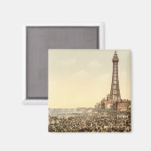 Aimant Blackpool Tower III, Lancashire, Angleterre (Recto/Verso)