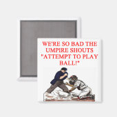 Aimant blague de baseball (Recto/Verso)