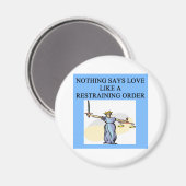 Aimant blague de divorce d'amour (Recto/Verso)