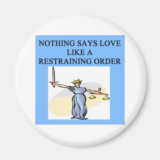 Aimant blague de divorce d'amour (Devant)