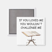 Aimant blague de jeu de mots (Recto/Verso)