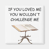 Aimant blague de jeu de mots (Devant)