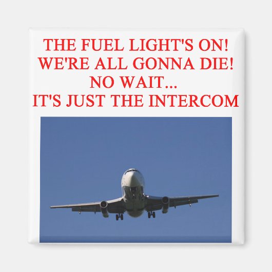 Aimant blague de la compagnie PILOT (Devant)