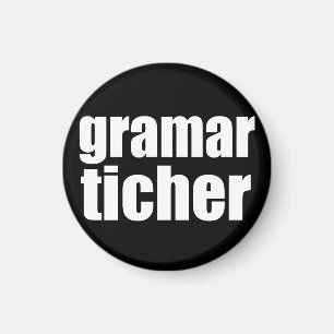 Aimant Blague de professeur de grammaire