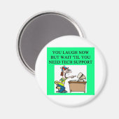 Aimant blague de support technique (Recto/Verso)