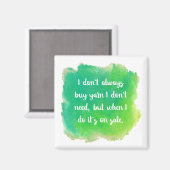 Aimant Blague de vente de fils (Recto/Verso)