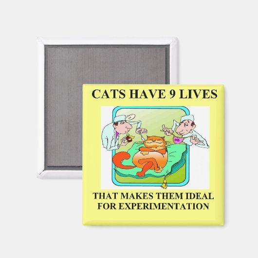 Aimant blague d'expérimentation biologique (Recto/Verso)