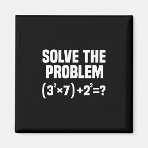 Aimant Blague drôle 67 Mème Math Six Sept Professeur Brai