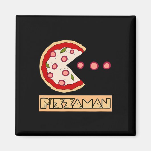 Aimant Blague drôle de pizza (Devant)