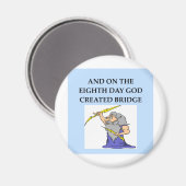 Aimant blague du joueur de pont (Recto/Verso)