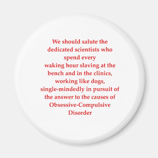 Aimant blague obsessionnelle (Devant)