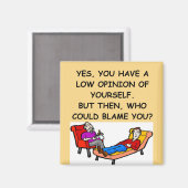 Aimant blague PSYCHology (Recto/Verso)