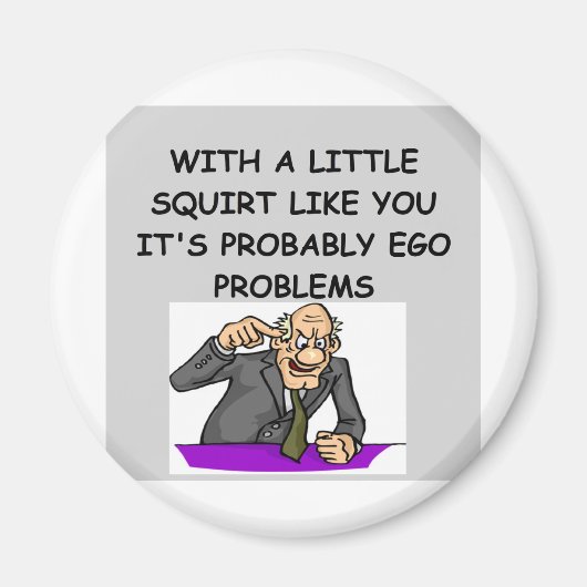 Aimant blague PSYCHology (Devant)