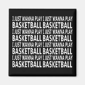 Aimant blagues de basket-ball (Devant)