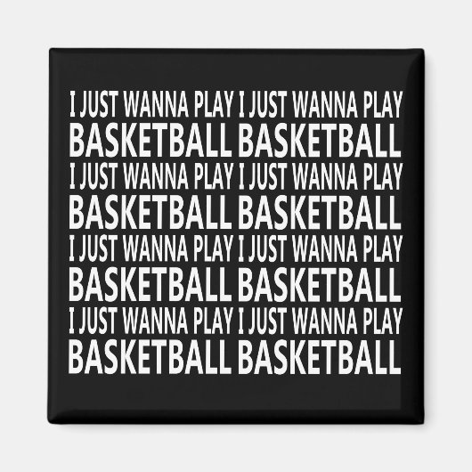 Aimant blagues de basket-ball (Devant)