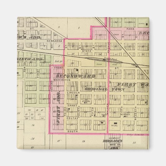 Aimant Blair, Nebraska (Devant)